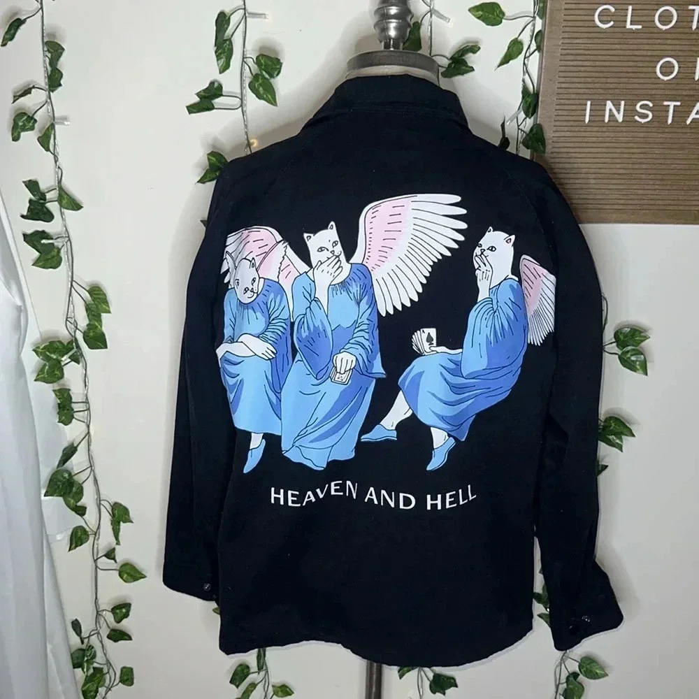RIPNDIP - Heaven And Hell Bomber Jacket - Picture 4 of 11